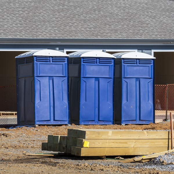 how do you dispose of waste after the porta potties have been emptied in Carlton